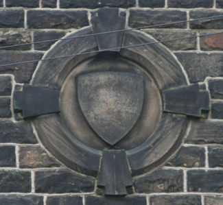 Keighley - Decorative feature in stonework